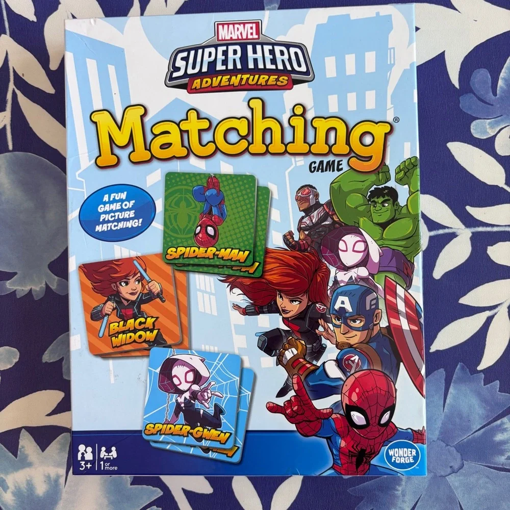 Marvel Super Hero Adventures Matching Game 72 Cards | Kids Memory Game Ages 3+